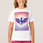 Whimsical Dragon Waterverf T-shirt (Voorkant)