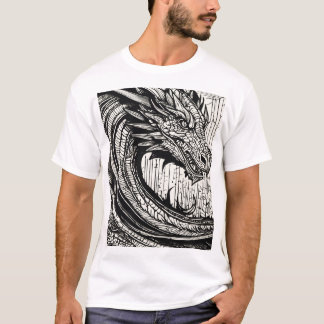 "Whimsical Dragon Waterverf T-shirt" T-shirt