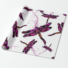 Whimsical Dragonflies Cadeaupapier