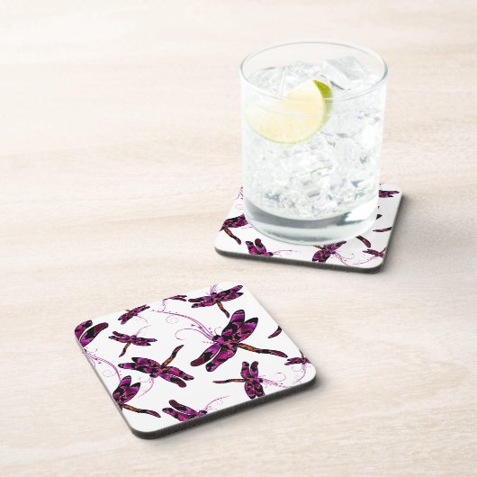 Whimsical Dragonflies Drankjes Onderzetter (Rechterzijde)
