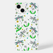 Whimsical Dragonflies en Dandelions Hand Drawn Case-Mate iPhone Case (Achterkant)