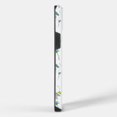 Whimsical Dragonflies en Dandelions Hand Drawn iPhone Hoesje (Rechterkant)