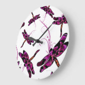 Whimsical Dragonflies Grote Klok (Hoek)