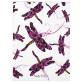 Whimsical Dragonflies Klembord (Achterkant)