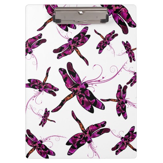 Whimsical Dragonflies Klembord (Voorkant)