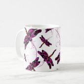 Whimsical Dragonflies Koffiemok (Voorkant links)