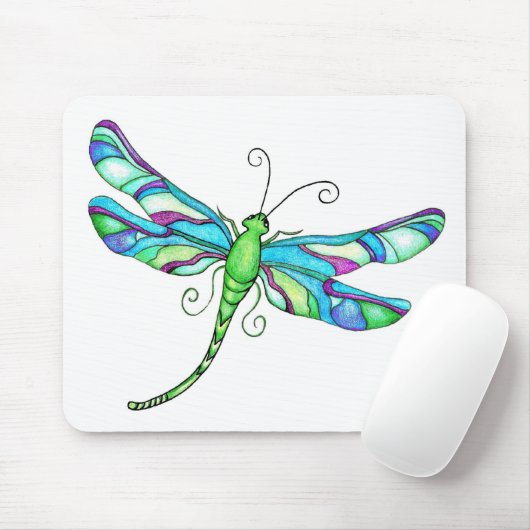 Whimsical Dragonflies Muismat (Met muis)