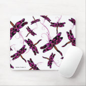 Whimsical Dragonflies Muismat (Met muis)