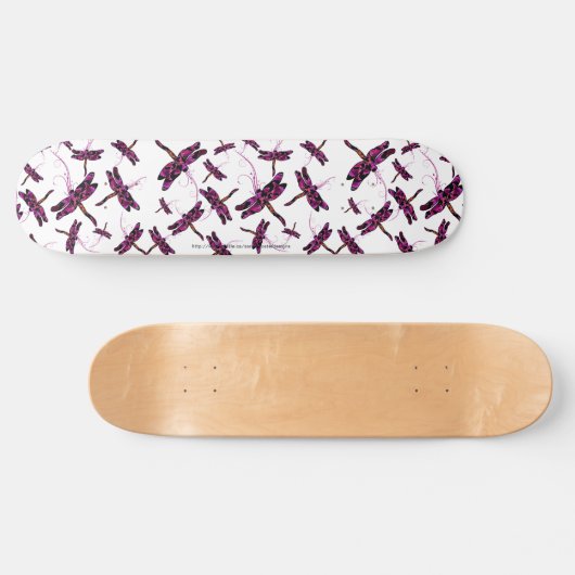 Whimsical Dragonflies Persoonlijk Skateboard (Horizontaal)