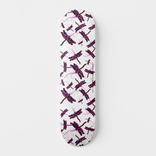 Whimsical Dragonflies Persoonlijk Skateboard (Voorkant)