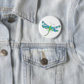 Whimsical Dragonflies Ronde Button 5,7 Cm (In situ)