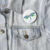 Whimsical Dragonflies Ronde Button 5,7 Cm (In situ)