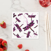 Whimsical Dragonflies Servetten (Insitu)
