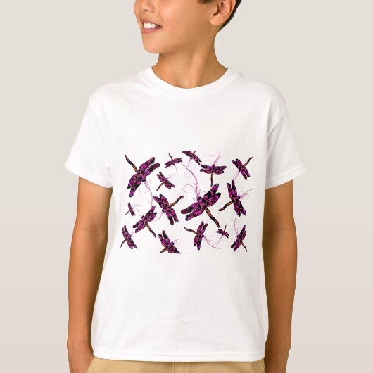 Whimsical Dragonflies T-shirt (Voorkant)