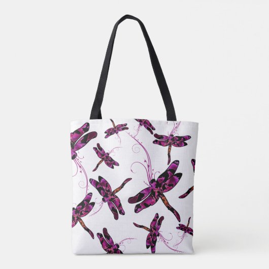 Whimsical Dragonflies Tote Bag (Achterkant)