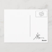 Whimsical Dragonfly Briefkaart (Achterkant)