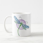 Whimsical Dragonfly Koffiemok (Links)
