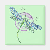 Whimsical Dragonfly Magneet (Voorkant)