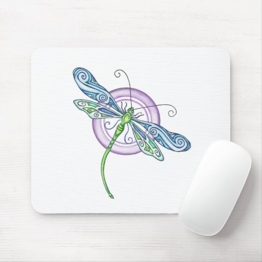 Whimsical Dragonfly Muismat (Met muis)
