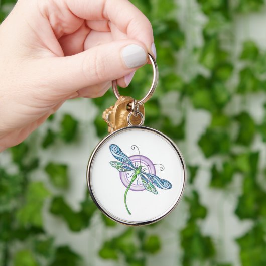 Whimsical Dragonfly Sleutelhanger (Hand)