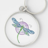 Whimsical Dragonfly Sleutelhanger (Voorkant)