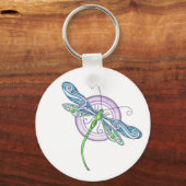 Whimsical Dragonfly Sleutelhanger (Voorkant)