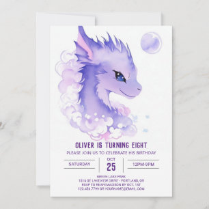 Whimsical Dragon's betoverde verjaardag Kaart
