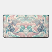 Whimsical Drakes: Pastel Dragon Fantasy Bureaumat (Voorkant)