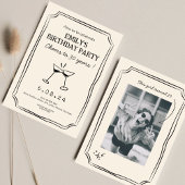 Whimsical Drawing Funky Quirky Verjaardag Kaart