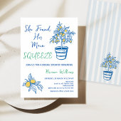 Whimsical Drawn Main Squeeze Lemon Vrijgezellenfee Kaart