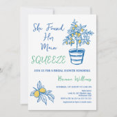 Whimsical Drawn Main Squeeze Lemon Vrijgezellenfee Kaart (Voorkant)
