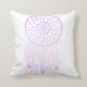 Whimsical Dream Catcher Lavender Waterverf Kussen
