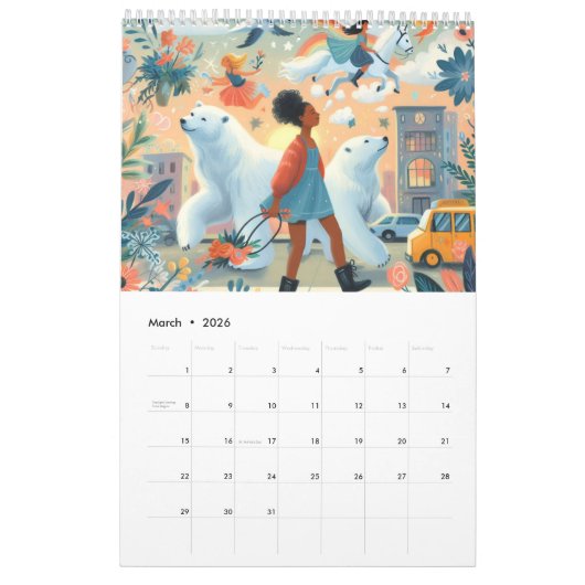 Whimsical Dream Land Kalender (Mar 2026)