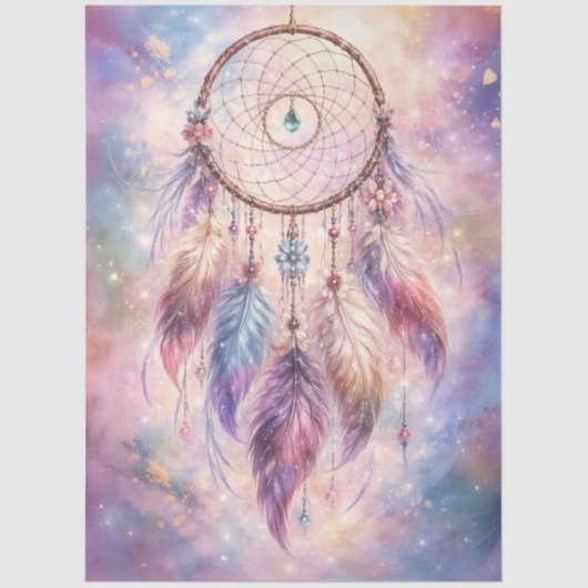 Whimsical Dreamcatcher Decoupage Tissuepapier (Voorkant)