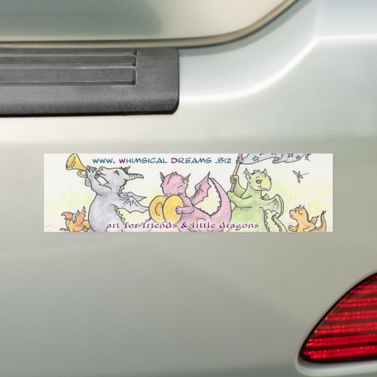 Whimsical Dreams Bumpersticker (Op auto)
