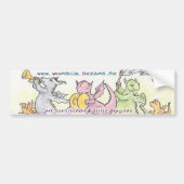 Whimsical Dreams Bumpersticker (Voorkant)