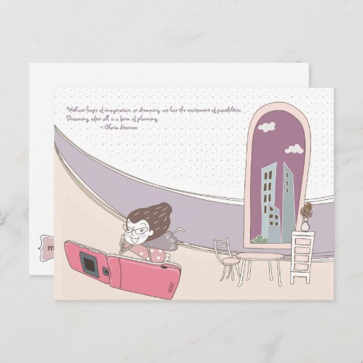 Whimsical Dreamscape 6 Briefkaart (Voorkant / Achterkant)