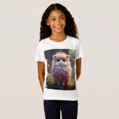 Whimsical Dreamscape: Betoverde Fluffkins T-shirt (Voorkant volledig)