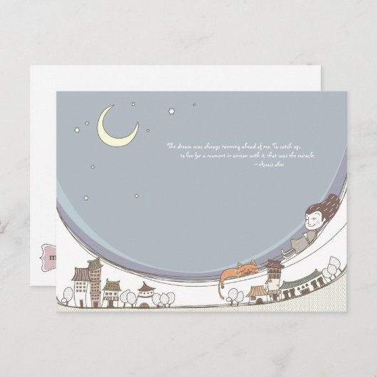 Whimsical Dreamweaver 13 Briefkaart (Voorkant / Achterkant)