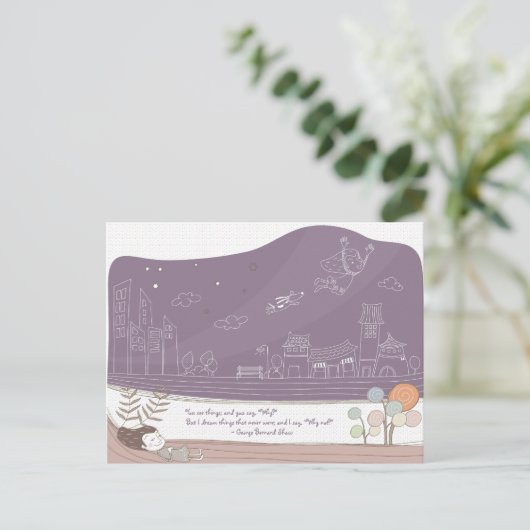 Whimsical Dreamweaver 1 Briefkaart (Staand voorkant)