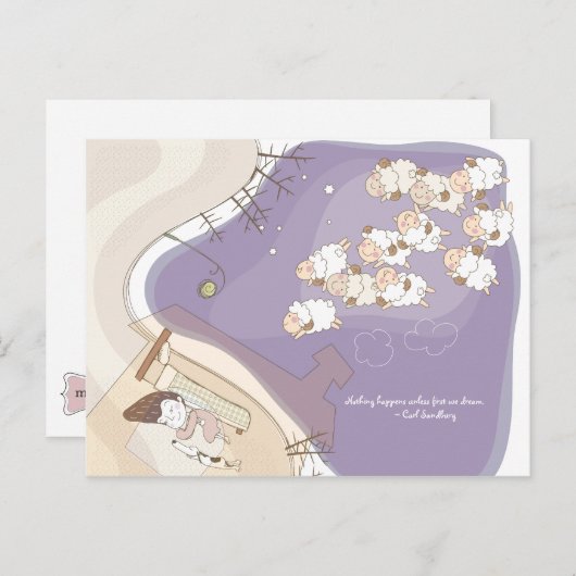 Whimsical Dreamweaver 3 Briefkaart (Voorkant / Achterkant)