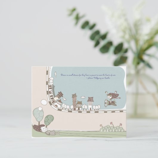 Whimsical Dreamweaver 7 Briefkaart (Staand voorkant)