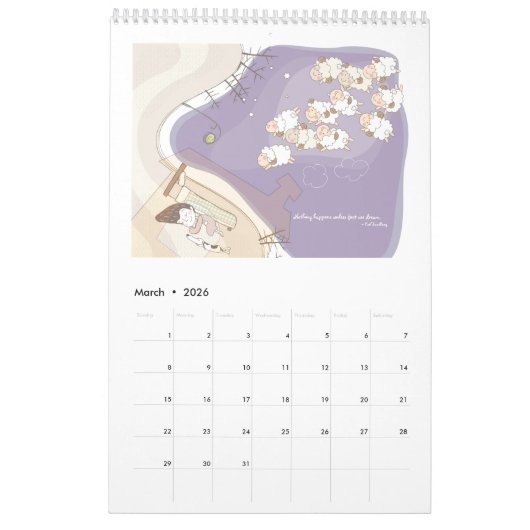 Whimsical Dreamweaver Calendar Kalender (Mar 2026)