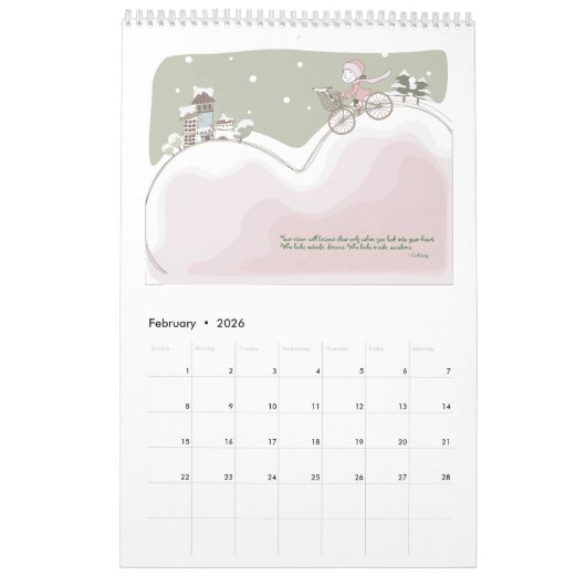 Whimsical Dreamweaver Calendar Kalender (Feb 2026)