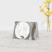 Whimsical Dreamweaver Quote 4 Wenskaart Kaart (Gele Bloem)