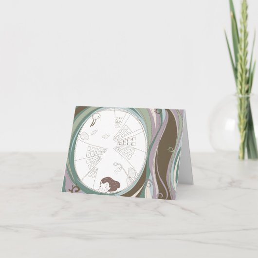 Whimsical Dreamweaver Quote 4 Wenskaart Kaart (Voorkant)