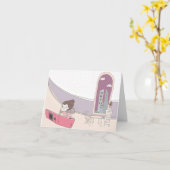 Whimsical Dreamweaver Quote 6 Wenskaart Kaart (Gele Bloem)