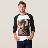 Whimsical Dreamy Dragon T-shirt (Voorkant volledig)