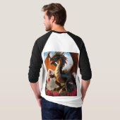 Whimsical Dreamy Dragon T-shirt (Achterkant volledig)