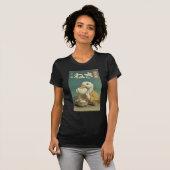 Whimsical Duck Eating Japanese Vintage T-shirt (Voorkant volledig)